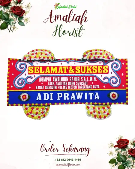 Papan Bunga Ucapan Selamat Kedungampel